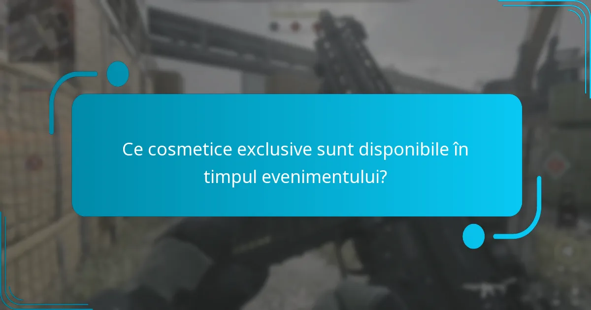 Ce cosmetice exclusive sunt disponibile în timpul evenimentului?